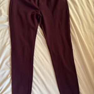 Maurices Deep Red Leggings